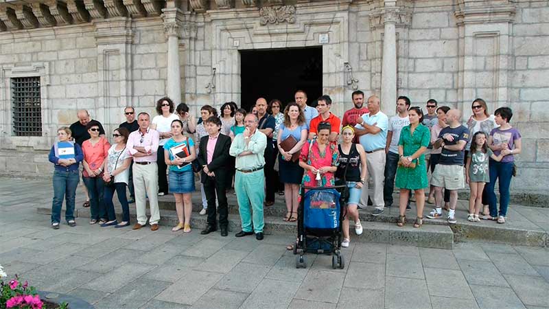 Ponferrada concentración contra violencia de género