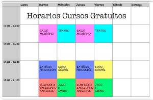 cursos-de-verano-gratuitos-horarios