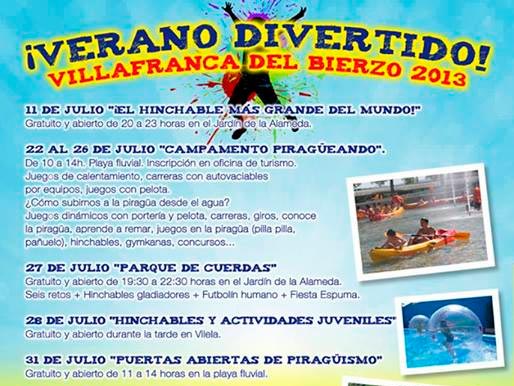 Verano divertido en Villafranca