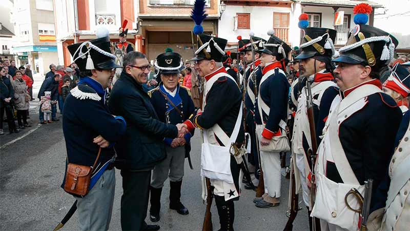 Tropas recreación Batalla de Cacabelos