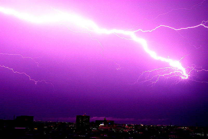 Tormenta eléctrica en Saitama (Japón)