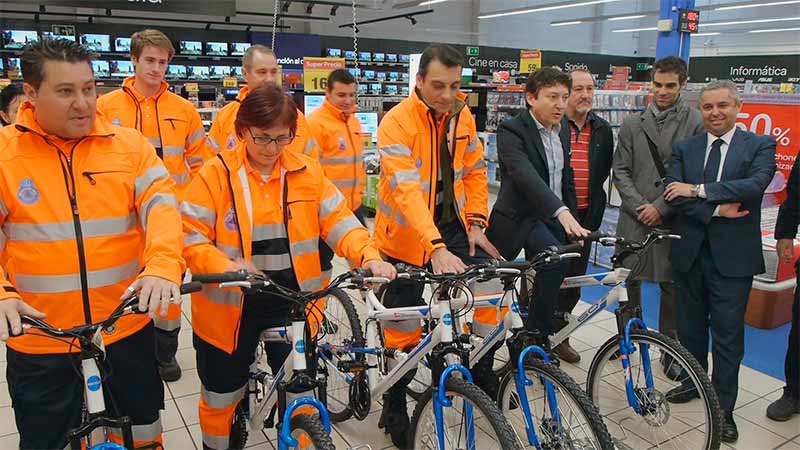 Donación bicis Carrefour