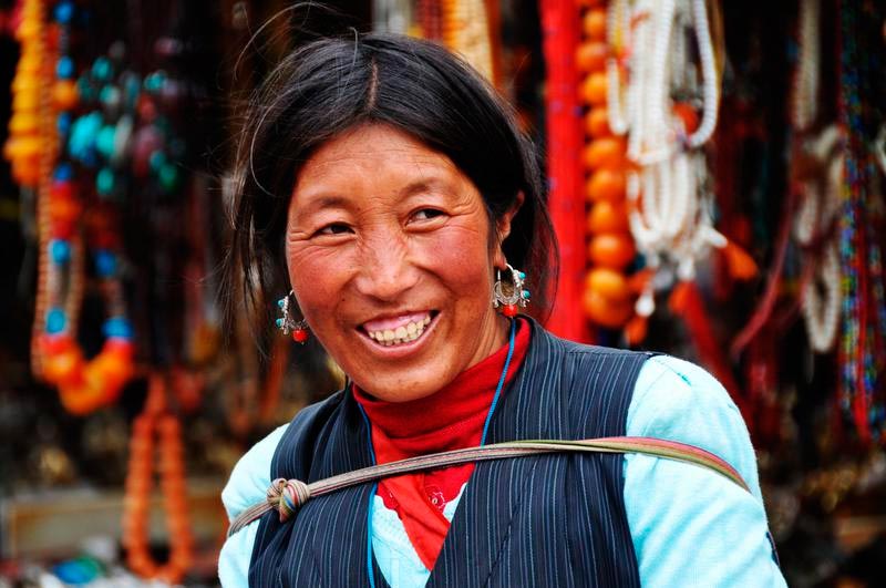 Mujer tibetana. / Prasad Kholkute 
