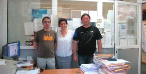 Equipo de investigación sobre la Trichoderma en el Campus de Ponferrada.