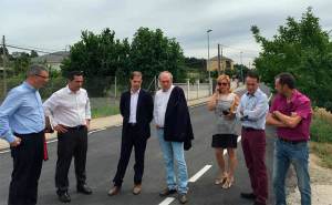 Francisco Marín visita las obras realizadas en Cabañas Raras.