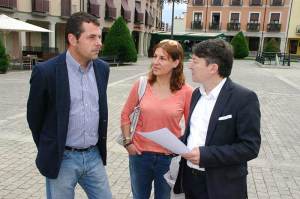 Javier Morán, Cristina López Voces y Samuel Folgueral. Foto: Raúl C.