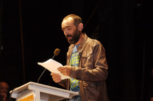 Miguel Martínez Basurko, pregonero de las Fiestas del Cristo de Villafranca del Bierzo. Foto: Raúl C.