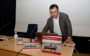 José Ignacio Martín Benito, autor de "Barcas de paso en el Reino de León". Foto: Raúl C.