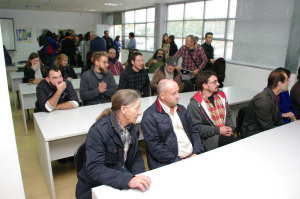 Alumnos del taller de formación y empleo Ponferrada III Duplo. Foto: Raúl C.