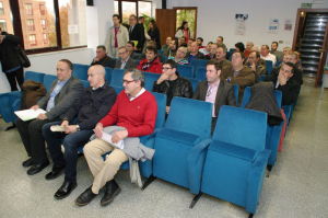 Alcaldes del Bierzo en la reunión sobre la ordenación del territorio planteada por la Junta de Castilla y León. Foto: Raúl C.