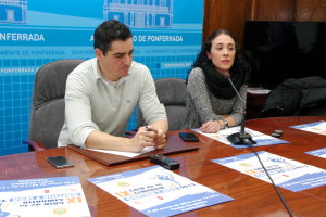 Roberto Mendo y Patricia Elorduy presentan la IX Gala de Gimnasia de Castilla y León. Foto: Raúl C.