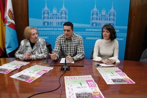 Presentación de la carrera "5.000 pasos, el Bierzo contra el cáncer". Foto: Raúl C.