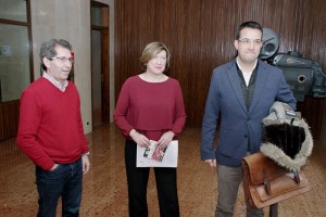 Miguel Ángel Varela, María Antonia Gancedo y Javier García Bueso. Foto: Raúl C.