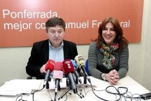 Samuel Folgueral y Cristina López Voces. Foto: Raúl C.