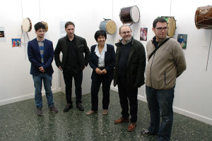 Inauguración de la exposición sobre la chifla y el tambor del Instituto de Estudios Bercianos. Foto: Raúl C.