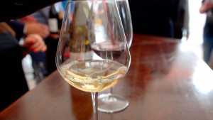 Copa de vino en la Feria del Vino del Bierzo en Cacabelos. Foto: Raúl C.