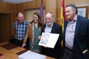 José Manuel Otero presenta el proyecto del Centro de Salud de Bembibre. Foto: Raúl C.