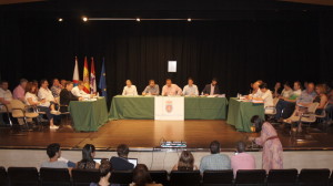 Pleno del Consejo Comarcal del Bierzo celebrado el 27 de junio de 2016 en el Centro Cultural Río Selmo. Foto: Raúl C.