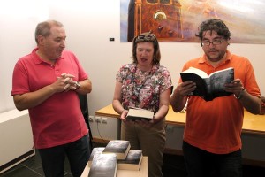 Alfredo E. Fuertes presenta en el Museo de la Radio de Ponferrada "El sobrino del cura". Foto: Raúl C.