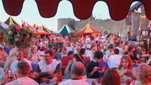 Cena Templaria en el Castillo de Ponferrada. Foto: Raúl C.