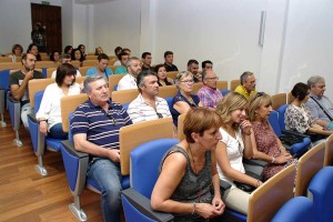 Participantes en el I Encuentro Bercianos por el Mundo. Foto: Raúl C.