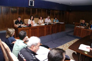 Reunión de la Junta Local de Seguridad para las Fiestas de la Encina. Foto: Raúl C.