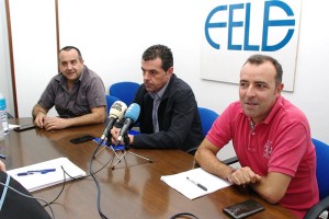 Javier Morán, Ursicino Sánchez y Omar Rodríguez. Foto: Raúl C.