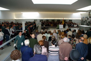 Misa del 12 de octubre en la iglesia del Buen Pastor de la Rosaleda. Foto: Raúl C.