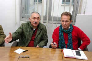 Pepe Álvarez y Pedro Hojas. Foto: Raúl C.