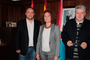 Gerardo Álvarez Coutel, Gloria Fernández Merayo y Ricardo Miranda.