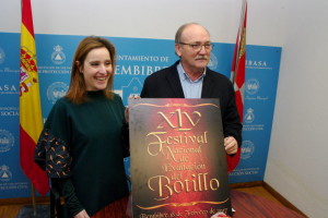 José Manuel Otero y Laura Álvarez presentan el 45º Festival Nacional de Exaltación del Botillo. Foto: Raúl C.