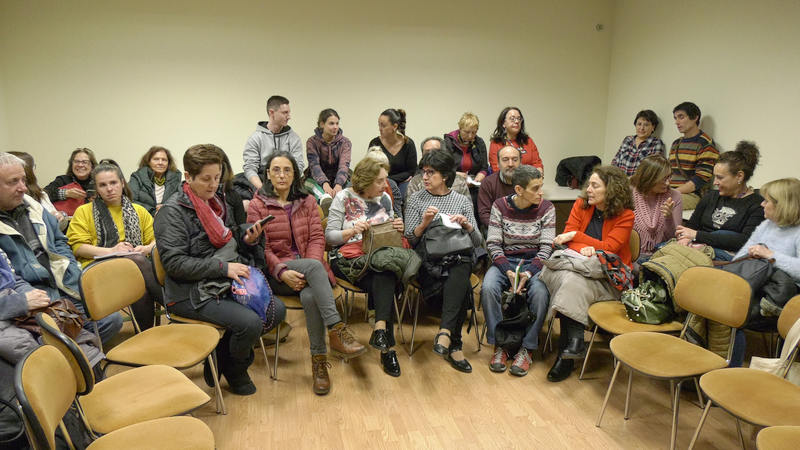 Encuentro del Ateneo la Guinana en la UNED. Foto: Raúl C.